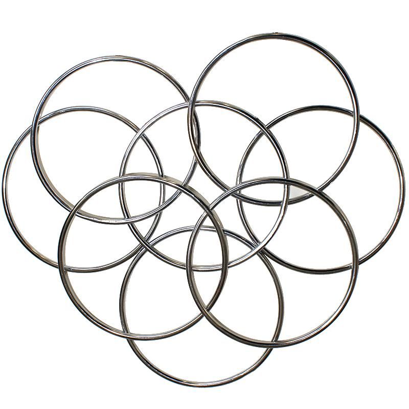 Foto Chinese Linking Rings - Chromed - Cm 20 (9 inches)