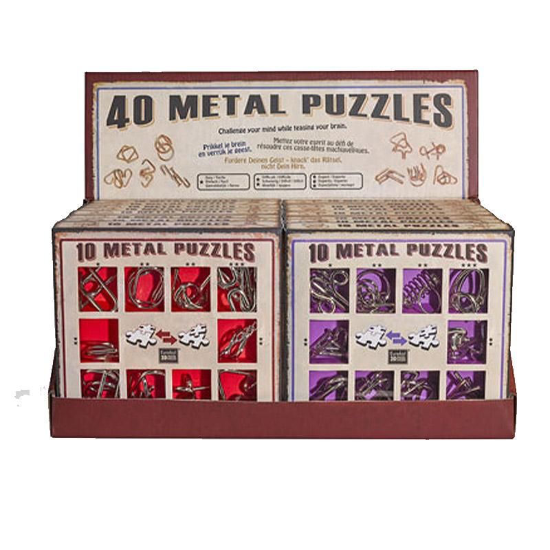 Foto Metal Puzzles - Box with 16 sets