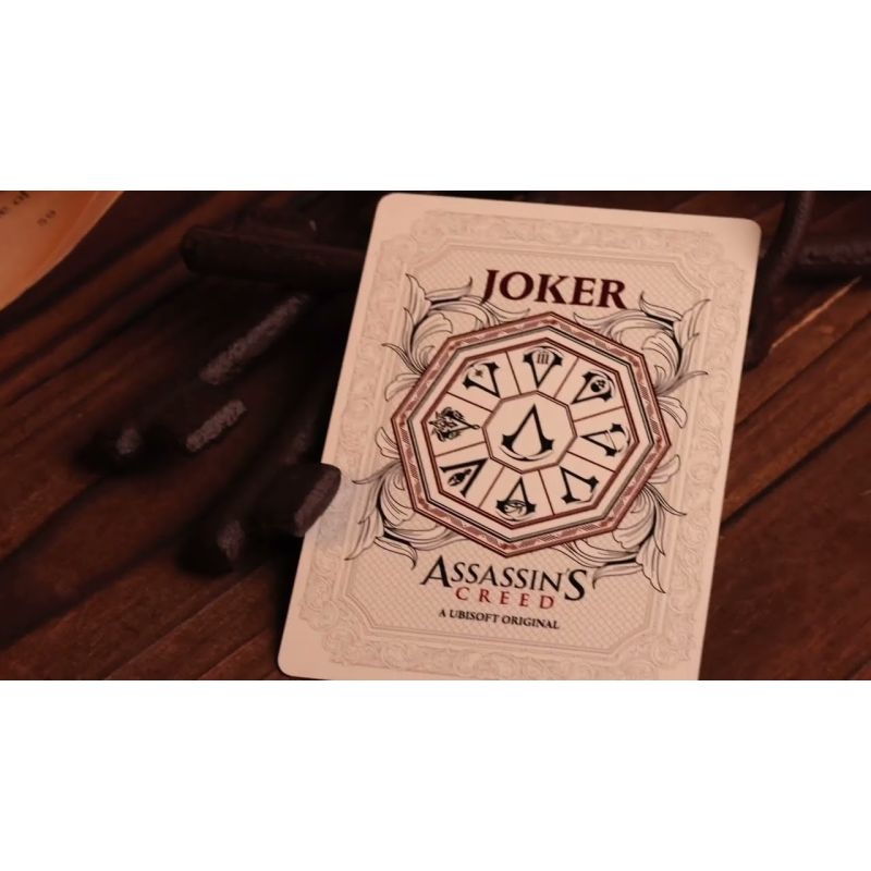 Video Assassin's Creed Legacy Playing Cards - White Hidden Blade Edition