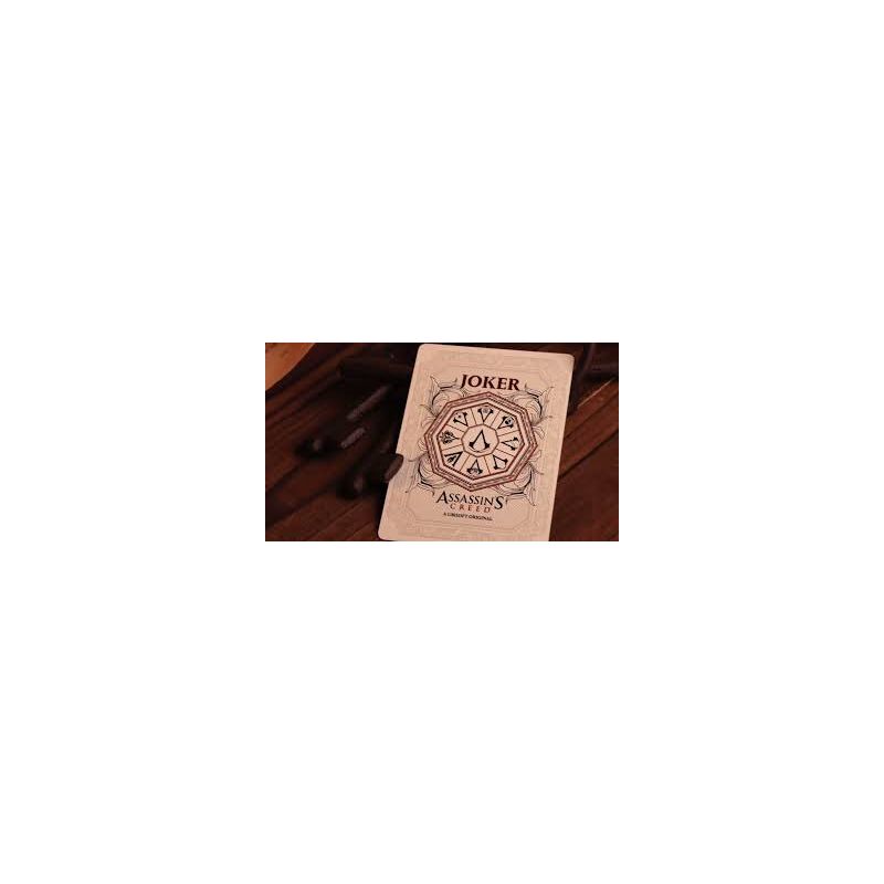 Video Assassins Creed Legacy V2 Playing Cards - Black Hidden Blade Edition