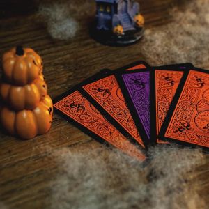 Foto Bicycle - Reverse Deck (Orange and Black)