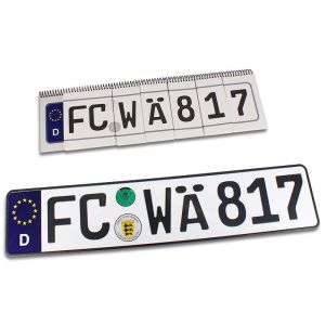 Foto License Plate Prediction by IDEAA Lab - German