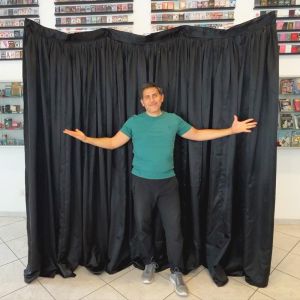 Foto Instant Backdrop - with black cloth