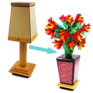 Foto Table Lamp To Flower Vase