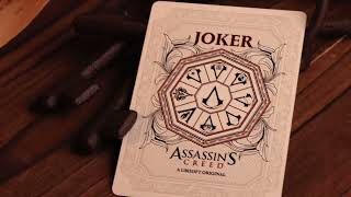 Video Assassins Creed Legacy V2 Playing Cards - Black Hidden Blade Edition